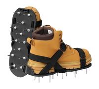 Chaussures d'aération pour gazon, sandales d'aération, avec pointes et sangles réglables pour jardinage, pelouse, paysage, parc et ferme
