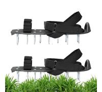 Chaussures d'aération pour pelouse, aérateur de sol à pointes | Chaussures à pointes réglables pour le jardinage, la cour, l'aménagement paysager, le parc et la ferme