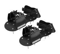 Chaussures d'aération pour pelouse avec construction en nylon renforcé, 13 pointes en acier pour un résultat professionnel, 2 crampons en nylon
