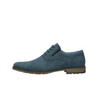 Chaussures d'affaires Fitters pour Hommes Tim, Couleur Navy PU Nubuck, Chaussures pour Hommes Grandes Tailles, Tim 51 EU Navy PU Nubuck