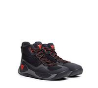 Chaussures Dainese Atipica 2 Air Noir Rouge Fluo Perforé CE Homme Garçon