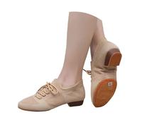 Chaussures Danse Talon Bas Femmes Jazz Latin Ballet Moderne Salle Bal Semelle Cuir Souple entraînement Confortables Enfilade