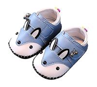 Chaussures d'apprentissage pour bébé - En cuir souple - Légères et souples - Chaussures d'intérieur - Pour tout-petits - Flexibles et confortables - Chaussures de loisirs - Animaux - Chaussures