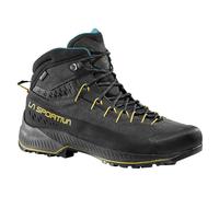 La Sportiva - Chaussures d'approche en GORE-TEX - TX4 Evo Mid GTX Carbon/Bamboo pour Homme en Cuir - Taille 43 - Noir Noir 43