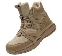 Chaussures d'assurance du travail anti-crevaison antidérapantes pour homme, kaki, 7.5 UK 3X-Narrow