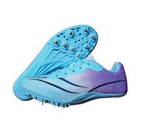 Chaussures D'AthléTisme LéGèRes Et Respirantes pour Sprint, Chaussures à Pointes pour CompéTition Professionnelle, Chaussures à Pointes pour Hommes, Femmes, Enfants, GarçOns Et Filles