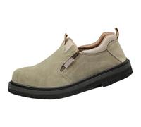 Chaussures d'avoine pour homme - Chaussures de danse en cuir | Chaussures basses antidérapantes légères orthopédiques à enfiler avec soutien de la voûte plantaire pour la fête de la bière