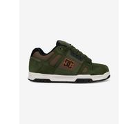 Chaussures DC Shoes Stag vert olive marron - 42