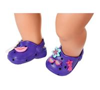 Chaussures de bain - BABY BORN - Personnalisables avec pin's - 3 modèles assortis - Pour poupon 43cm - Aléatoires