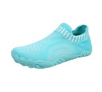 Chaussures de bain de plage, chaussures d'été pour couple - Antidérapantes - Séchage rapide - Légères - Décontractées - Tige tissée - Anti-coupure, vert menthe, 37 1/3 EU