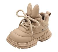 Chaussures de bain pour adultes Bowknot First Shoes Buckle Strap Toddler Bottom Doux Respirant Princesse Chaussures Enfants Baskets Filles 25, kaki, 20.5 EU