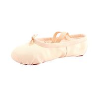 Chaussures de ballerine pour fille - Chaussons de ballet antidérapants avec sangles pré-cousues - Ballerines confortables - Facile à enfiler, b, 33 EU