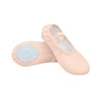 Chaussures de Ballet en Cuir Doux pour Filles et Garçons - Souliers de Danse pour Tout-Petit/Petit/Grand Enfant