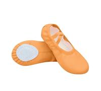 Chaussures de Ballet en Cuir Doux pour Filles et Garçons - Souliers de Danse pour Tout-Petit/Petit/Grand Enfant