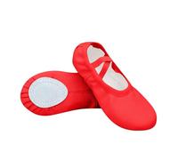 Chaussures de Ballet en Cuir Doux pour Filles et Garçons - Souliers de Danse pour Tout-Petit/Petit/Grand Enfant