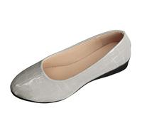 Chaussures de ballet en cuir synthétique pour femme - Chaussures de bureau élégantes - Chaussures d'été - Chaussures d'hôpital - Chaussures de danse - Chaussures d'extérieur - Imperméables