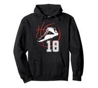 Chaussures de Basket-Ball 18e Anniversaire Cadeau fête 18 Amateurs de Sport Sweat à Capuche