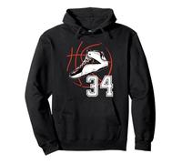 Chaussures de Basket-Ball 34e Anniversaire Cadeau fête 34 Sports Lover Sweat à Capuche