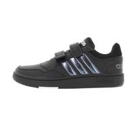 Chaussures de basket-ball pour enfant Adidas Hoops 3.0 cf c - Noir - Stabilisé - Serrage scratch