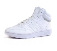 Chaussures de Basket-ball pour Enfant Adidas Hoops Mid 3.0 K - Blanc - Respirant 39