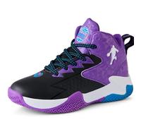 Chaussures de Basket-Ball pour Enfants Garçon Basketball Chaussures Baskets Mode Léger et Confortable Garçon Chaussures Baskets de Sport Course Sneaker