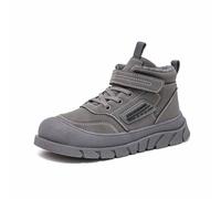 Chaussures de Basket Garçon, Baskets de randonnée pour garçons, Chaussures d'hiver Chaudes et Montantes, Semelles résistantes,idéales pour Les Aventures par Temps Froid et au Quotidien.