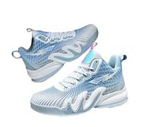 Chaussures de Basket Unisexe Montantes Intérieur Extérieur et Entraînement | Enveloppe TPU Médio-Pied, Support de Voûte, Amorti Rebond, Semelle Gomme Adhérente, Tige Respirante