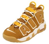 Chaussures de basketball Nike Air More Uptempo GS - Marron - Jaune - Doré - Enfant - Mixte - Indoor - Respirant 36