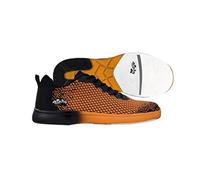 Chaussures de bowling - Aloha HexaGo - Chaussures de bowling pour femme, homme et adolescent - Pour droitiers et gauchers, Orange/noir, 43 EU
