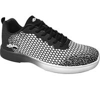 Chaussures de bowling - Aloha HexaGo - Chaussures de bowling pour femme, homme et adolescent - Pour droitiers et gauchers, noir/blanc, 45 EU