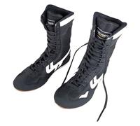 Chaussures de boxe unisexes pour adulte, chaussures de lutte, bottes longues d'entraînement de combat, bottes d'entraînement de compétition, bottes d'entraînement antidérapantes et respirantes pour
