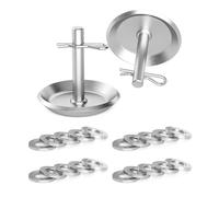 Chaussures de chasse-neige antidérapantes - Longue durée de vie - Design en acier - Chasse-neige - Installation simple pour les conditions hivernales