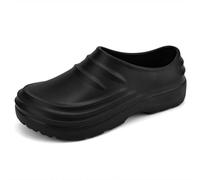 Chaussures de chef pour homme et femme - Chaudes, antidérapantes, anti-huiles, anti-odeurs, confortables et légères - Chaussures d'hiver chaudes à enfiler pour l'intérieur, Noir B, 43.5 EU