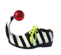 Chaussures de clown - Accessoires de costume de carnaval - Chaussures colorées pour adulte - Pour carnaval, Halloween, cosplay - Chaussures de fous de magicien amusantes avec pointe incurvée et