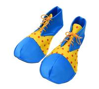 Chaussures de clown unisexes pour adultes - Accessoires colorés pour fête, carnaval, costume de 35 cm de long, E, 9 Months Infant