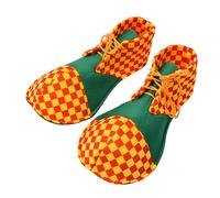 Chaussures de clown unisexes pour adultes - Accessoires de costume de carnaval avec design coloré - 35 cm de long, a, 9 Months Infant
