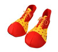 Chaussures de clown unisexes pour adultes - Accessoires de costume de carnaval avec design coloré - 35 cm de long, C, 9 Months Infant