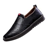 Chaussures de conduite en cuir souple pour homme, tendance, texturées, antidérapantes, douces, confortables, décontractées, élégantes et belles, chaussures de loisirs légères, chaussures habillées