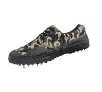 Chaussures de course à pied camouflage pour homme - Antidérapantes - Pour la randonnée, le trekking, la marche, l'escalade, le fitness, le sport - Chaussures plates compensées, kaki, 39 1/3 EU