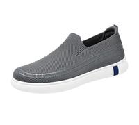 Chaussures de course à pied pour homme - Chaussures de sport urbaines - Orthopédiques - Chaussures de sport décontractées minimalistes - Légères et respirantes - Jogging Trekking Tennis Cadeau, gris