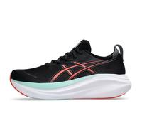 Chaussures de course - ASICS - Gel-Nimbus 27 - Noir/Récif de corail - Amorti maximal - Confort supérieur 46