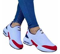 Chaussures De Course Femmes Chaussures De Marche Orthopédiques Diabétiques Hallux Valgus Chaussures Légères Respirantes Plateformes De Formation, Chaussures De Jogging En Extérieur.,White-37 EU