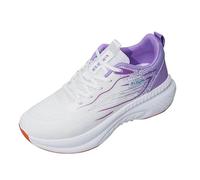 Chaussures de course pour femme - Chaussures de sport avec lacets - Respirantes - Chaussures de jogging légères - Chaussures de marche - Gym - Fitness - Chaussures de course, lilas, 38 EU