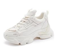 Chaussures de Course pour Femmes Baskets antidérapantes à Fond épais Augmentation de la Hauteur Chaussures décontractées Noir Trainers Respirant Confortable