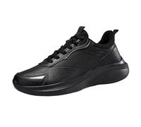 Chaussures de course pour homme - Avec lacets - Chaussures de sport en cuir - Chaussures orthopédiques - Chaussures d'entraînement légères - Chaussures de fitness - Unies - Chaussures d'été classiques
