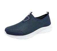 Chaussures de course pour homme avec un bon amorti - Baskets en maille | Chaussures de jogging à semelle souple - Chaussures d'entraînement respirantes - Résistantes à l'abrasion - Antidérapantes