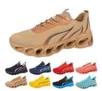 Chaussures de course pour homme et femme - Motif flammes - Chaussures de sport - Chaussures de marche - Chaussures de loisirs - Antidérapantes - Douces et confortables - Résistantes à l'usure, kaki