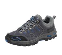 Chaussures de course pour homme - Légères et respirantes - Couleurs contrastées - Chaussures de trail décontractées et confortables - Pour le jogging en plein air - Chaussures d'entraînement