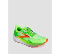 Brooks Homme Hyperion Max Sneaker, Green Gecko/Red Orange/White, 42.5 EU