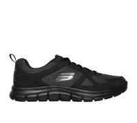 Skechers Baskets basses Track Bucolo – Tissu Oxford, empiècements cuir/mesh – Noir 41,5 EU